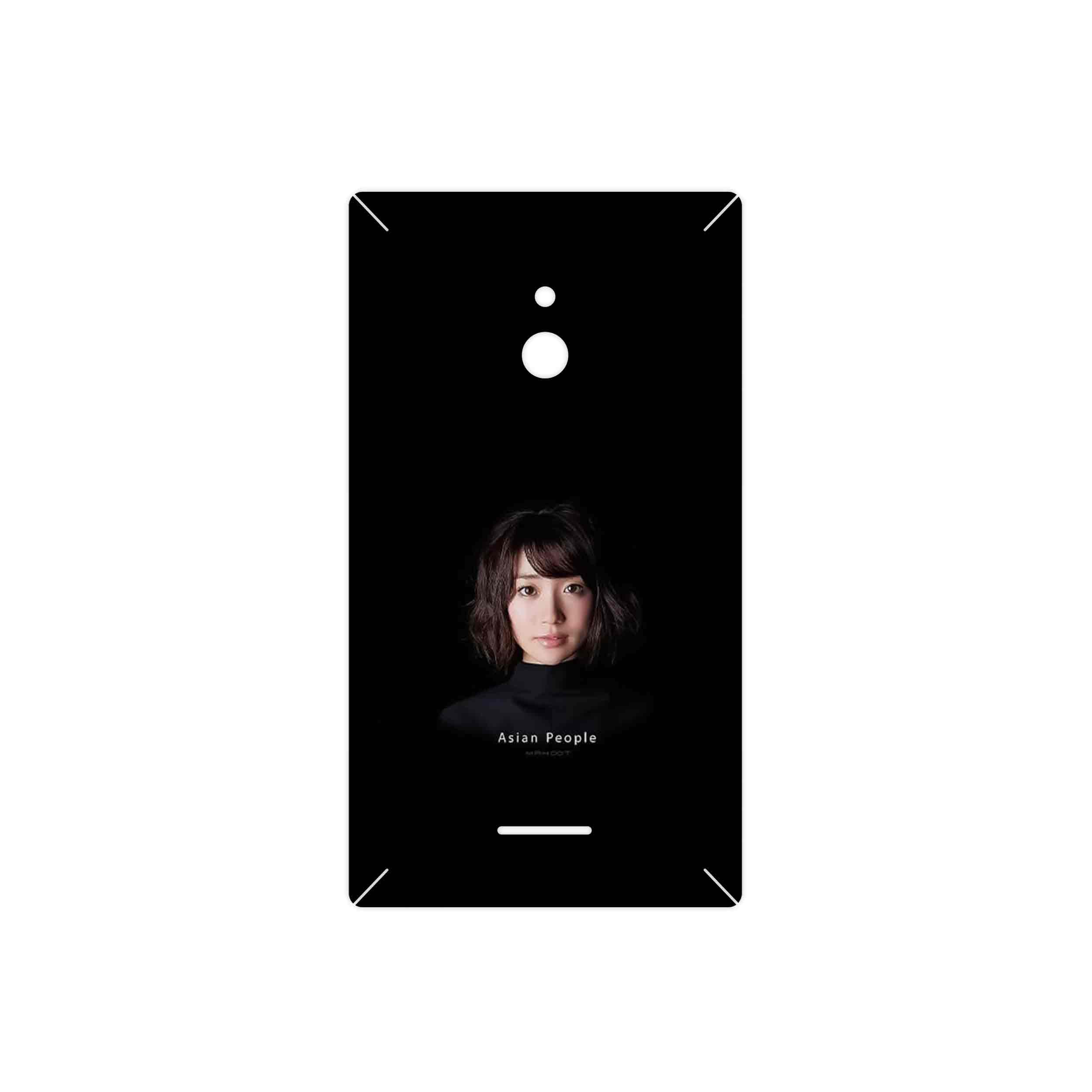 برچسب پوششی ماهوت مدل Portrait of an Asian Woman مناسب برای گوشی موبایل نوکیا XL