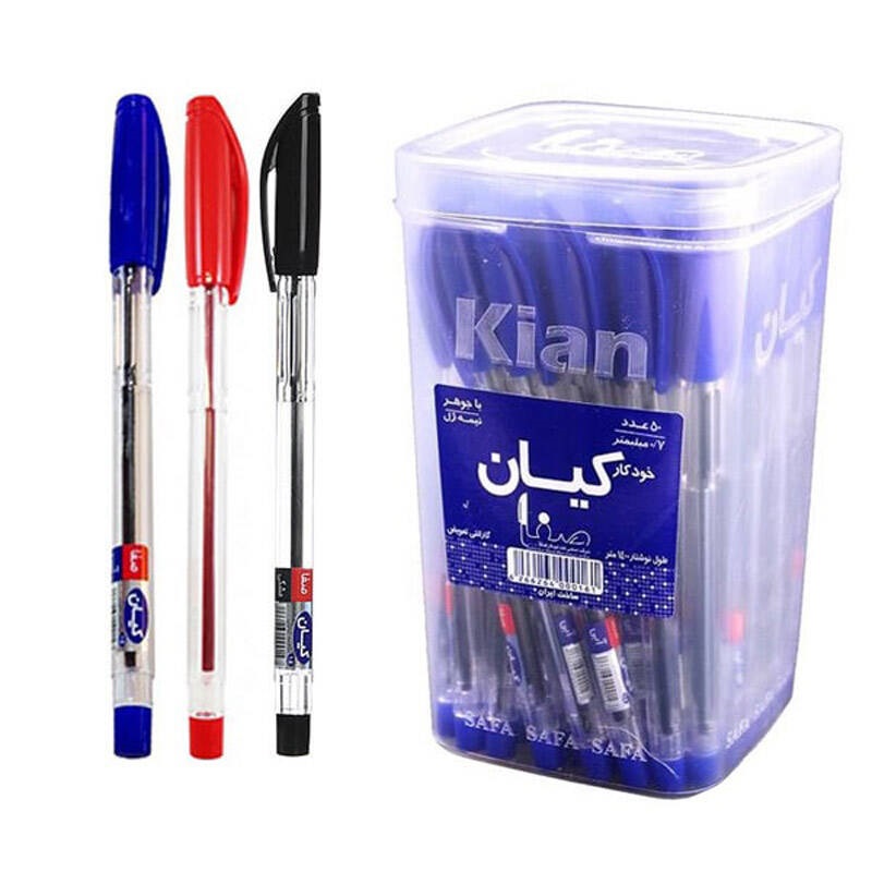 خودکار کیان نوک 0٫7 میلی متر بسته 50 عددی