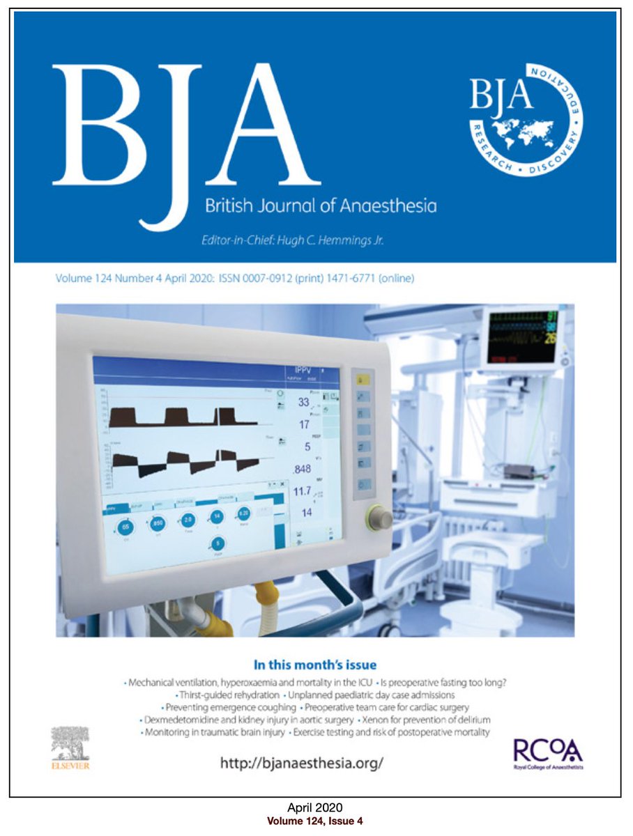 British Journal of Anaesthesia 2020 - کتاب پزشکی بهار