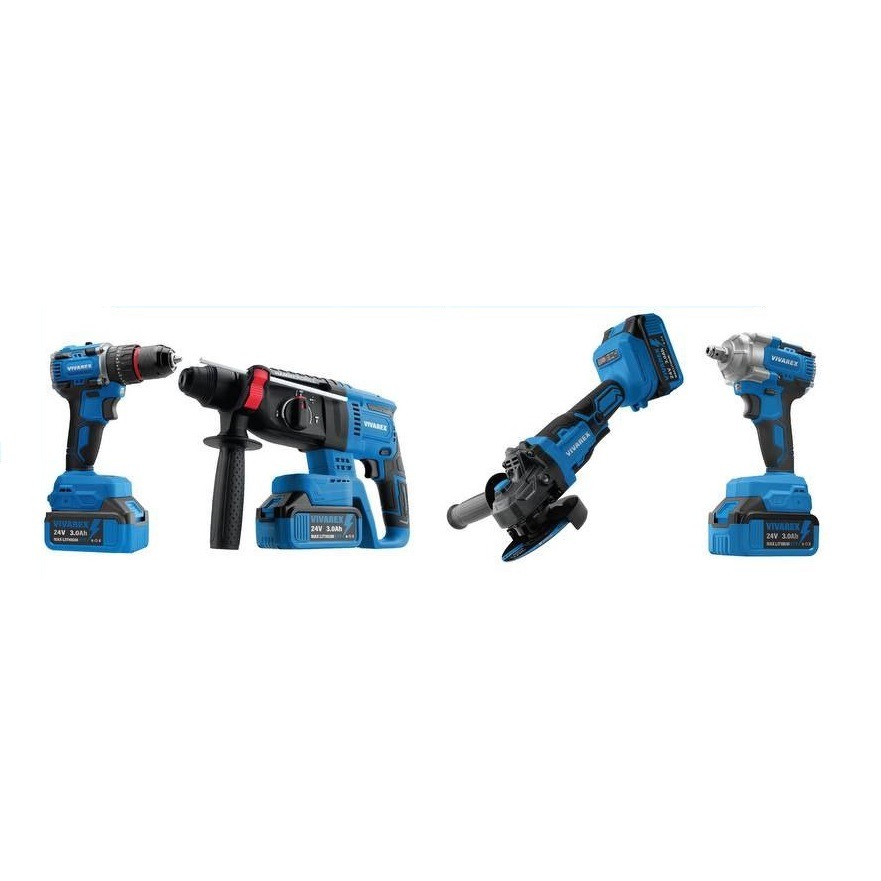کیت 4 عددی شارژی براشلس ویوارکس مدل VR2404-BCK