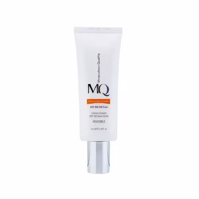 کرم ضد آفتاب نرمال بدون رنگ ام کیو SPF50 - فروشگاه میرکمالی