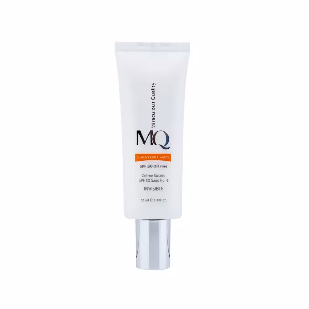 کرم ضد آفتاب نرمال بدون رنگ ام کیو SPF50 - فروشگاه میرکمالی