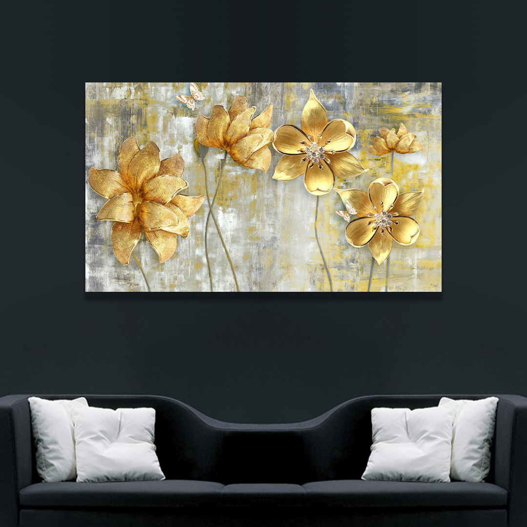 تابلو بوم مدل گل سه بعدی کد vnd-25