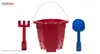 ست شن بازی زرین تویز مدل Buckets Sea Castle E6
