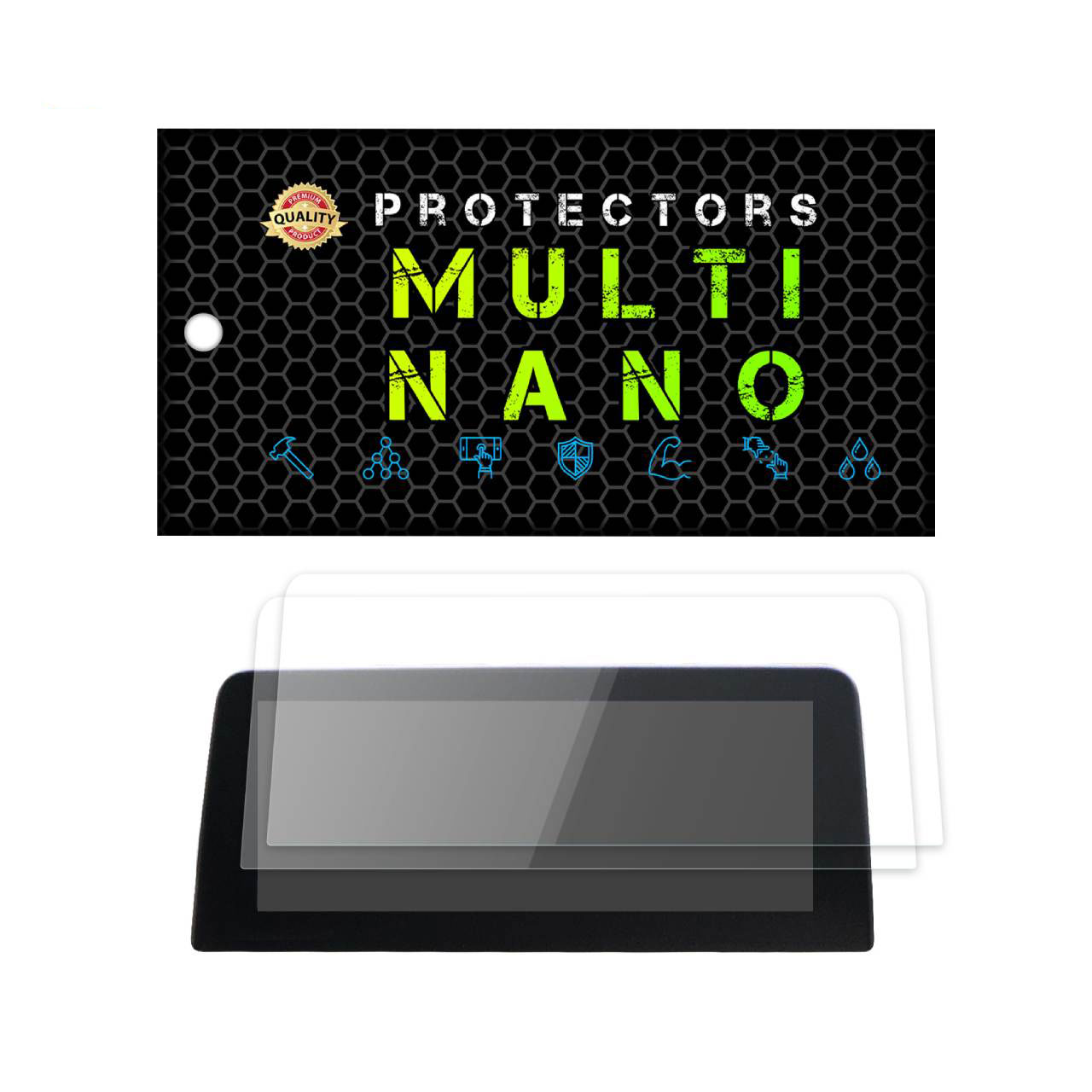 گلس مانیتور خودرو ام وی ام X55 PRO برند مولتی نانو ضد خش و ضد اثر انگشت