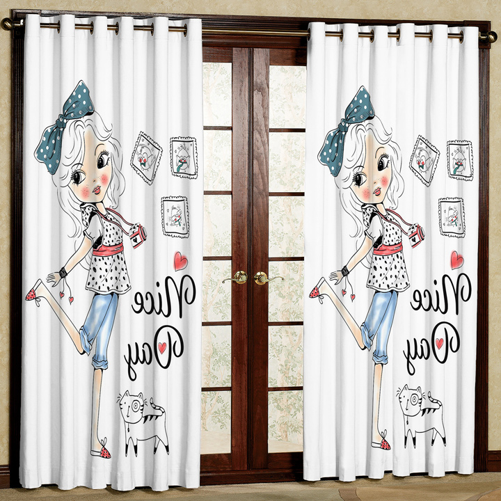 پرده پانچی کد 5151 سایز 280x140 سانتی متر 