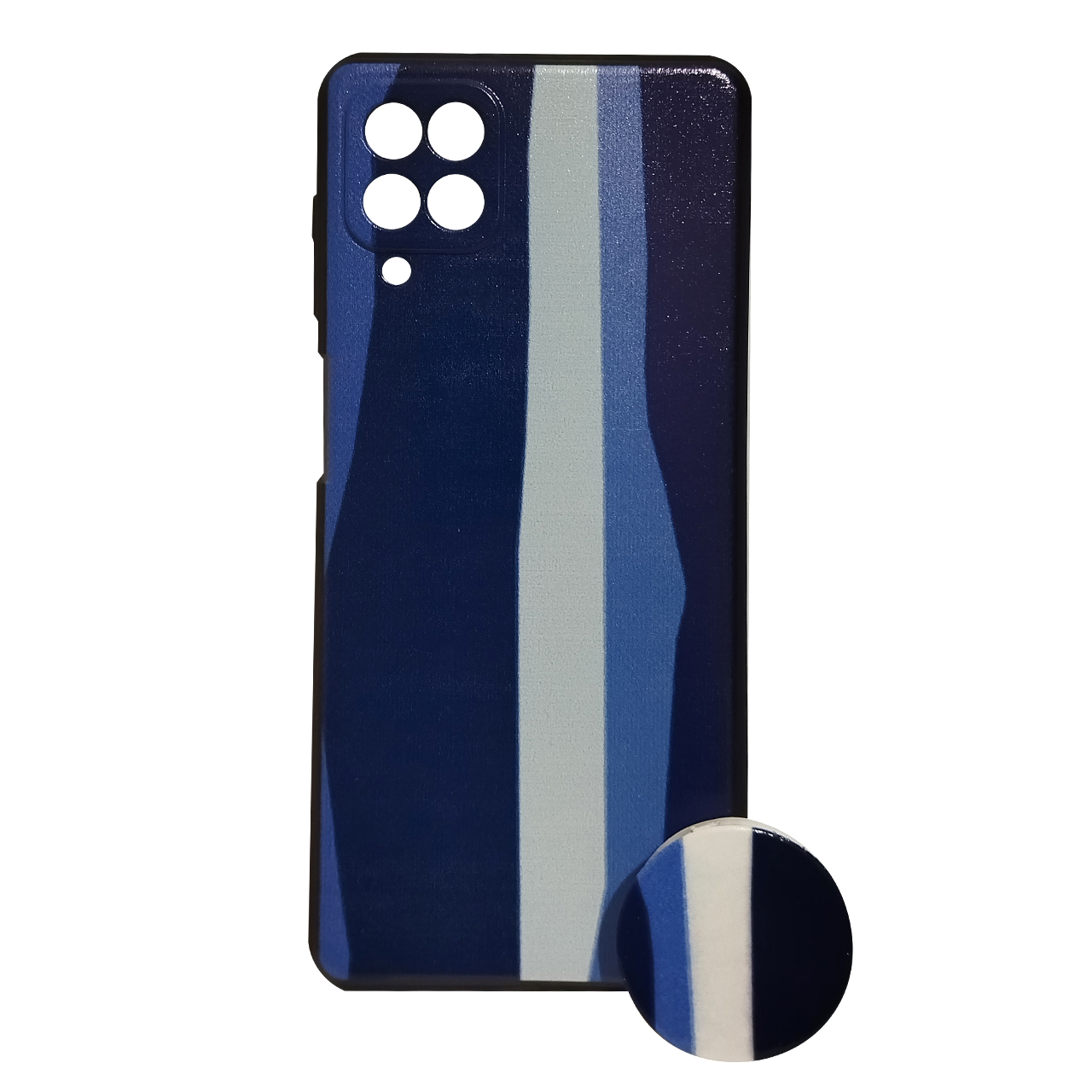 کاور کد 1789 مناسب برای گوشی موبایل سامسونگ Galaxy A12 به همراه پایه نگهدارنده