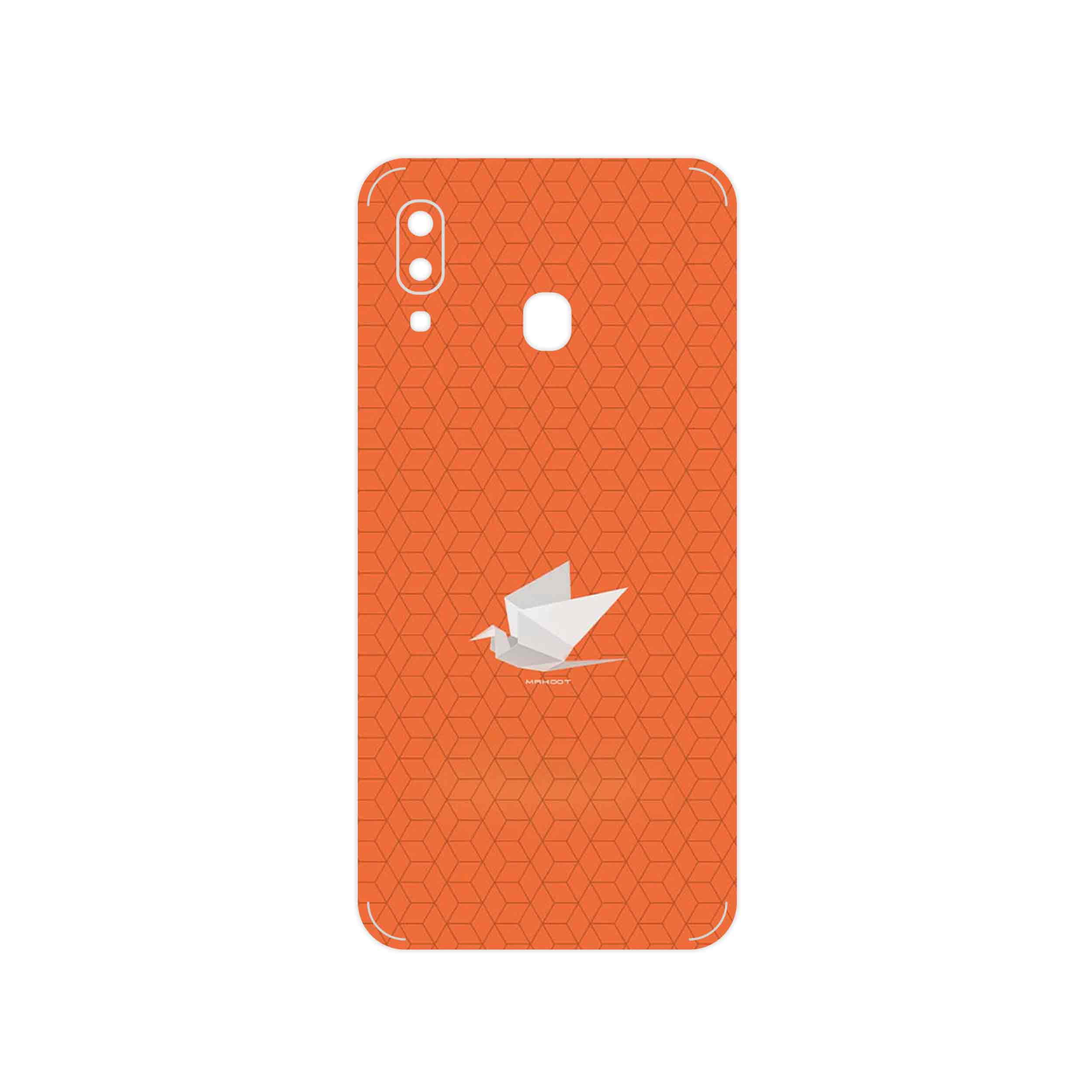 برچسب پوششی ماهوت مدل Minimalist origami bird مناسب برای گوشی موبایل سامسونگ Galaxy A20