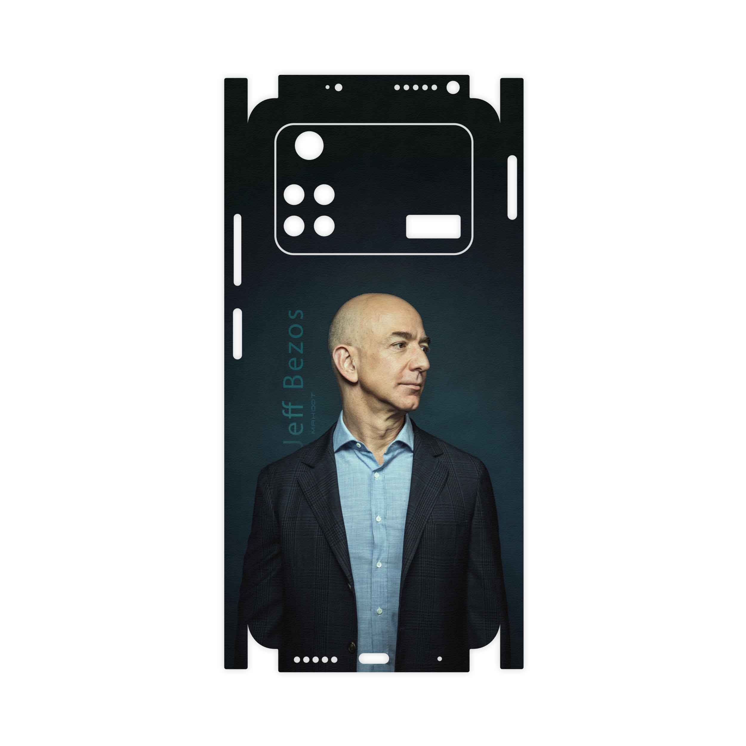 برچسب پوششی ماهوت مدل Jeff-Bezos-FullSkin مناسب برای گوشی موبایل شیائومی Poco M4 Pro 4G