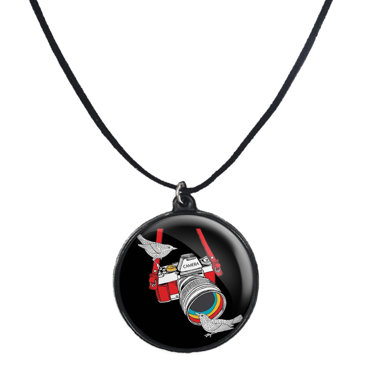 گردنبند پرمانه طرح عکاس کد pmb.5123 مدل دو طرفه