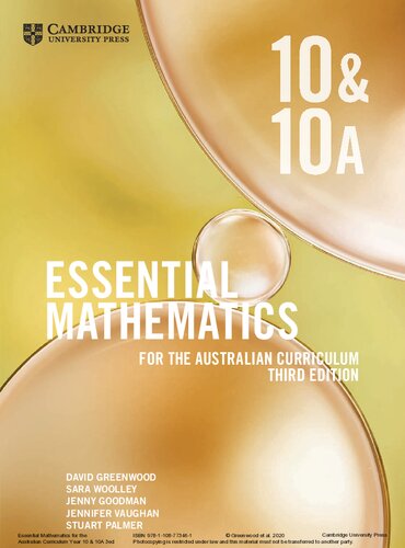 خرید و دانلود نسخه کامل کتاب Essential Mathematics for the Australian Curriculum 10 & 10A