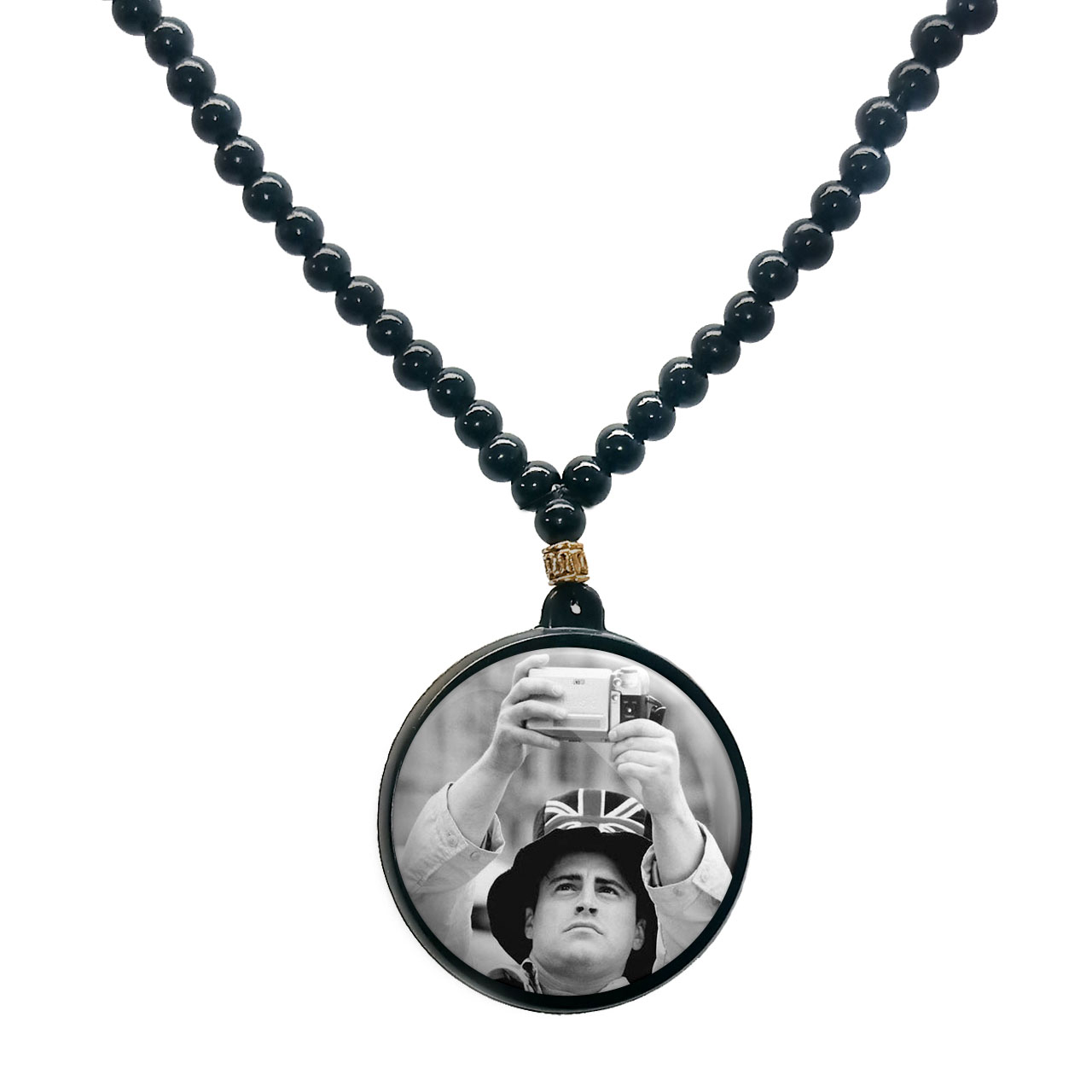 گردنبند پرمانه طرح فرندز کد pmd.18979 مدل دو طرفه