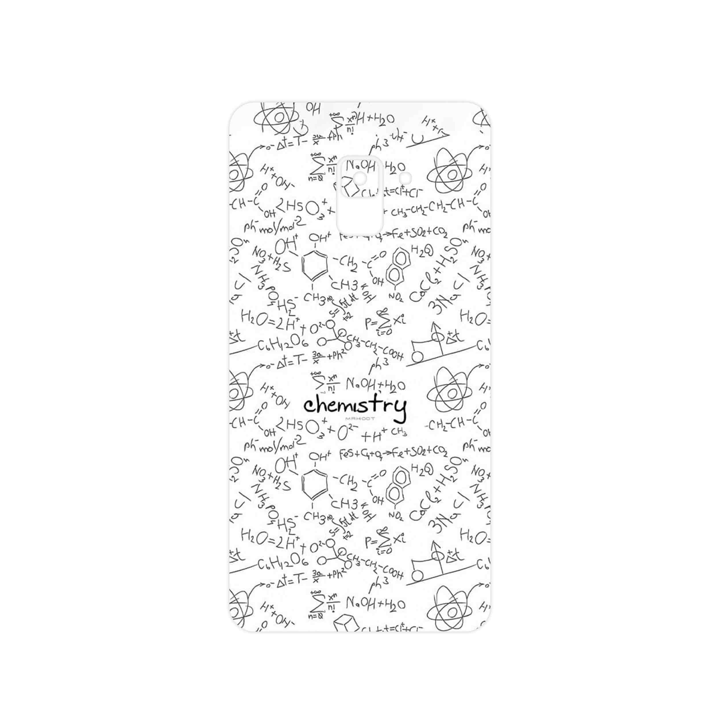 برچسب پوششی ماهوت مدل Chemistry Science مناسب برای گوشی موبایل سامسونگ Galaxy A8 Plus 2018