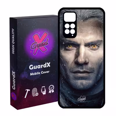 کاور گارد ایکس طرح Witcher مدل Glass10177 مناسب برای گوشی موبایل شیائومی Redmi Note 11S/ Note 11 4G