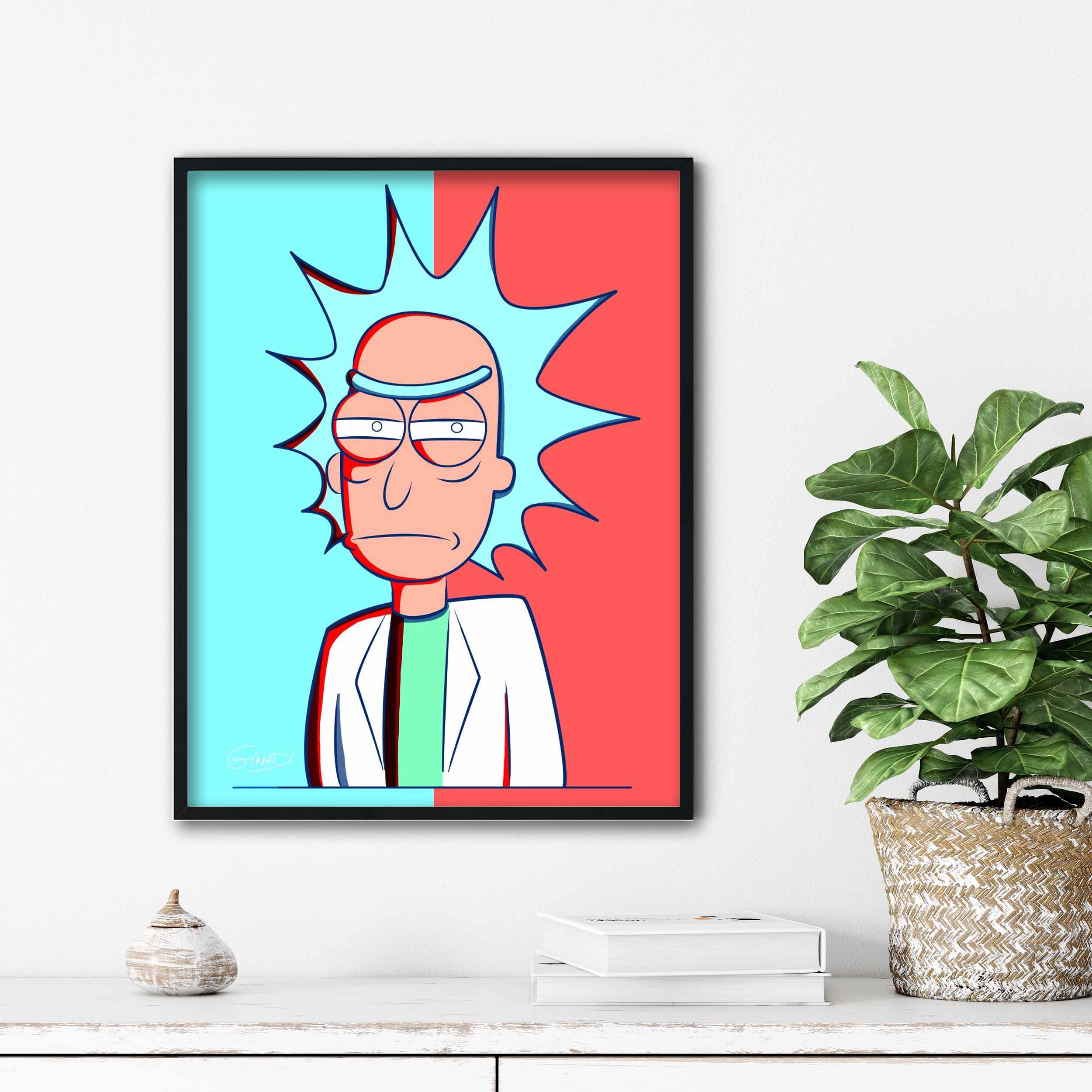 تابلو آتریسا طرح ریک اند مورتی مدل ATr047