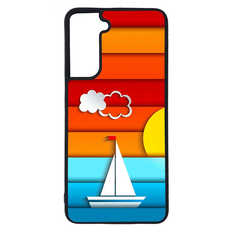 کاور طرح قایق کد G-140 مناسب برای گوشی موبایل سامسونگ Galaxy S21 | دیجی قاب دونی