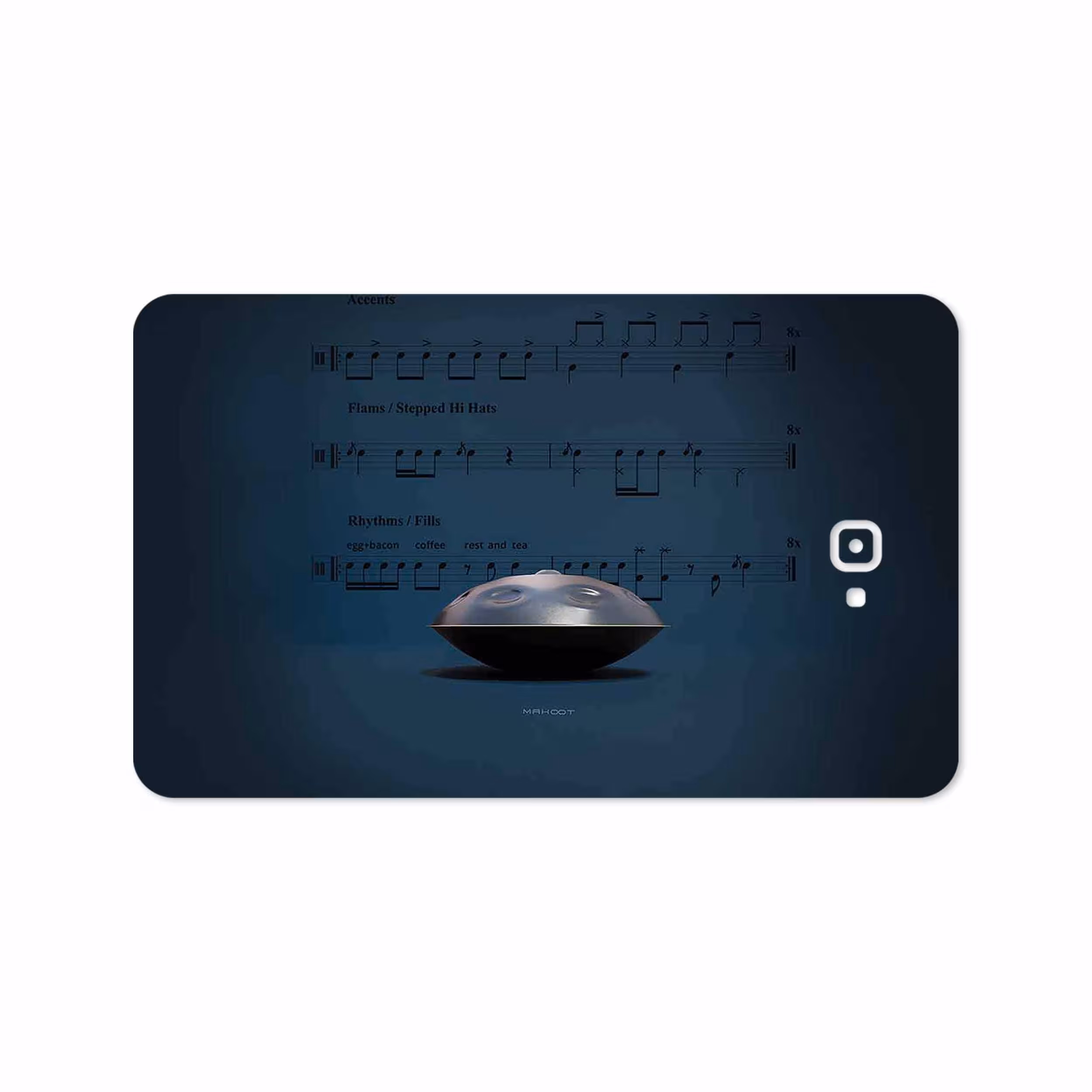 برچسب پوششی ماهوت مدل Hang Instrument مناسب برای تبلت سامسونگ Galaxy Tab A 10.1 2016 T580