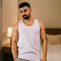 زیرپوش رکابی مردانه سیلکا نخ پنبه ای صادراتی رنگ سفید