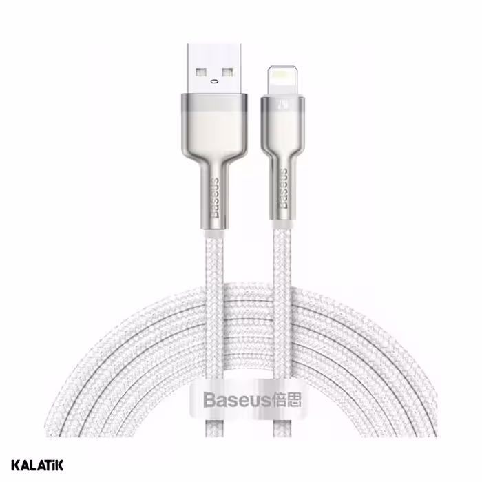 کابل تبدیل USB Type-A به لایتنینگ باسئوس Cafule Series مدل CALJK-A01/A02/A05 به طول 1 متر