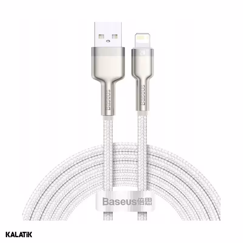 کابل تبدیل USB Type-A به لایتنینگ باسئوس Cafule Series مدل CALJK-A01/A02/A05 به طول 1 متر
