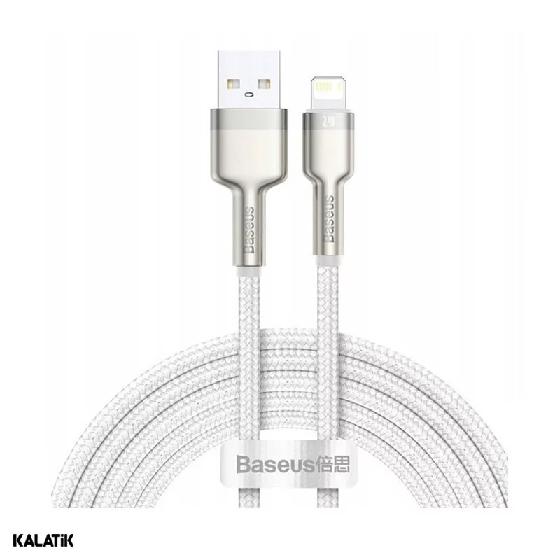 کابل تبدیل USB Type-A به لایتنینگ باسئوس Cafule Series مدل CALJK-A01/A02/A05 به طول 1 متر