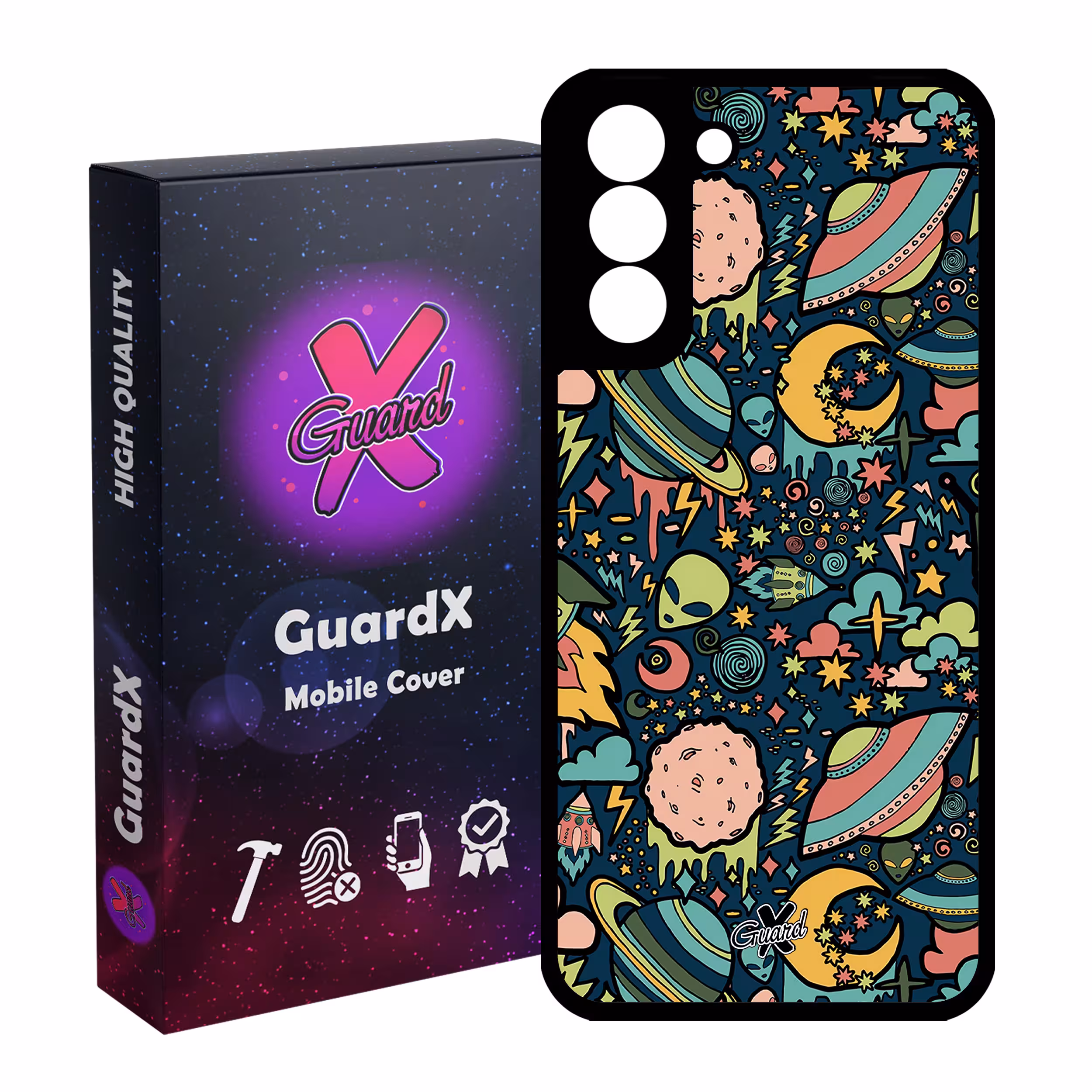 کاور گارد ایکس طرح Galaxy مدل Glass10191 مناسب برای گوشی موبایل سامسونگ Galaxy S21