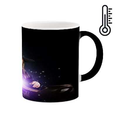 ماگ حرارتی کاکتی طرح بچه جادوگر مدل mgh17969