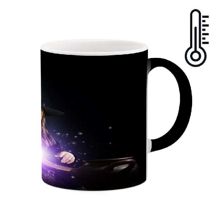 ماگ حرارتی کاکتی طرح بچه جادوگر مدل mgh17969