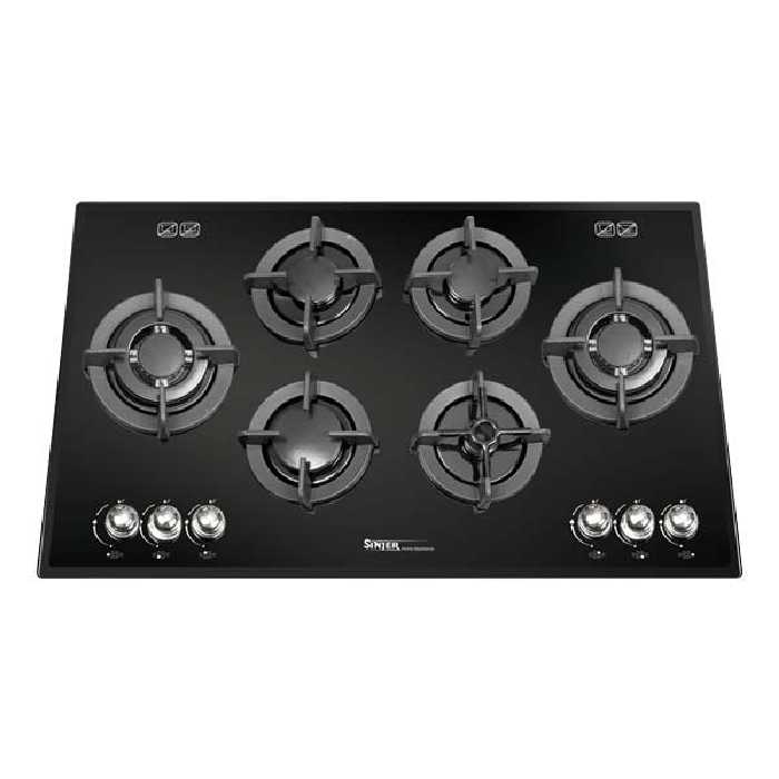 اجاق گاز صفحه ای سینجر شش شعله مدل SDG-600