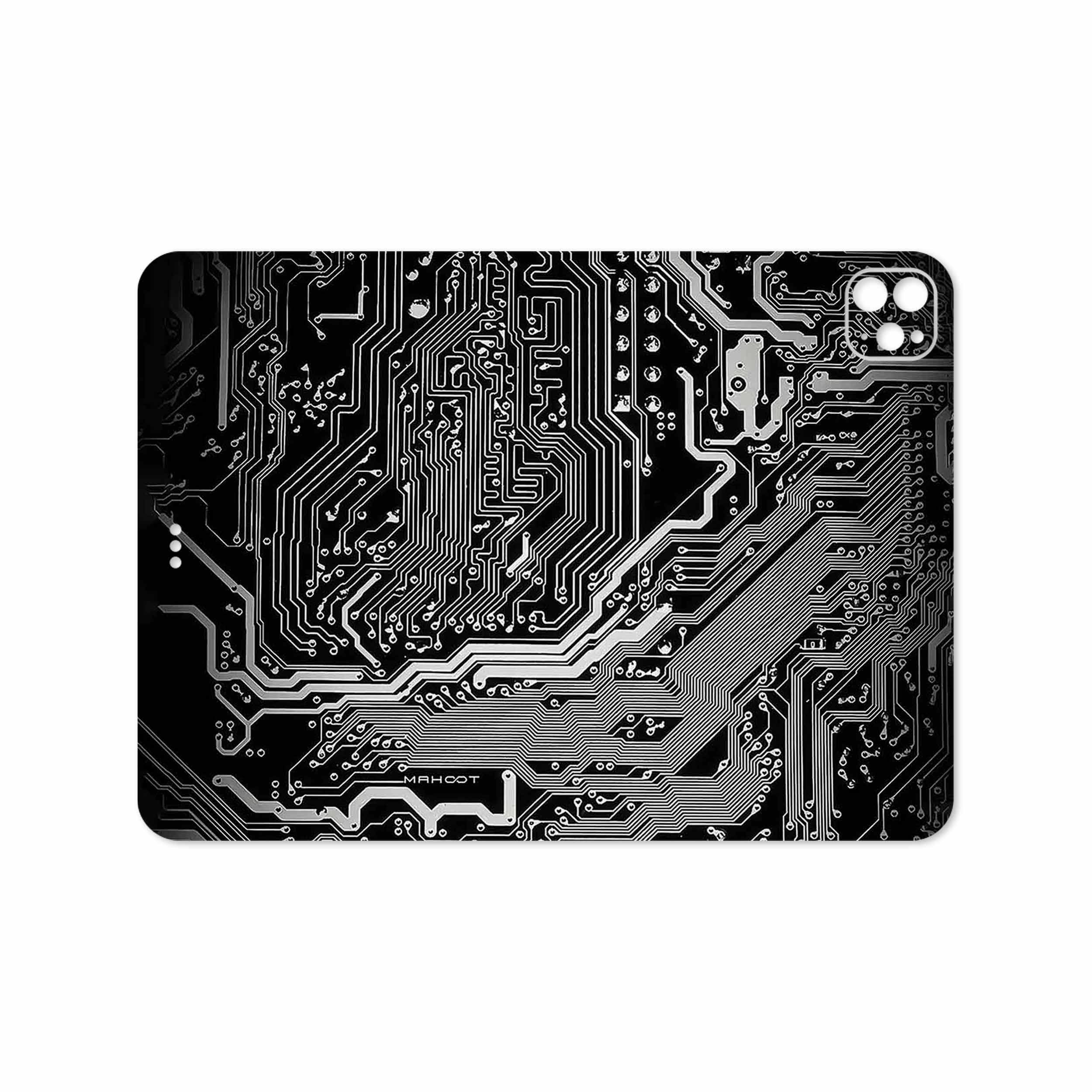 برچسب پوششی ماهوت مدل Black Printed Circuit Board مناسب برای تبلت اپل iPad Pro 11 (GEN 2) 2020 A2230