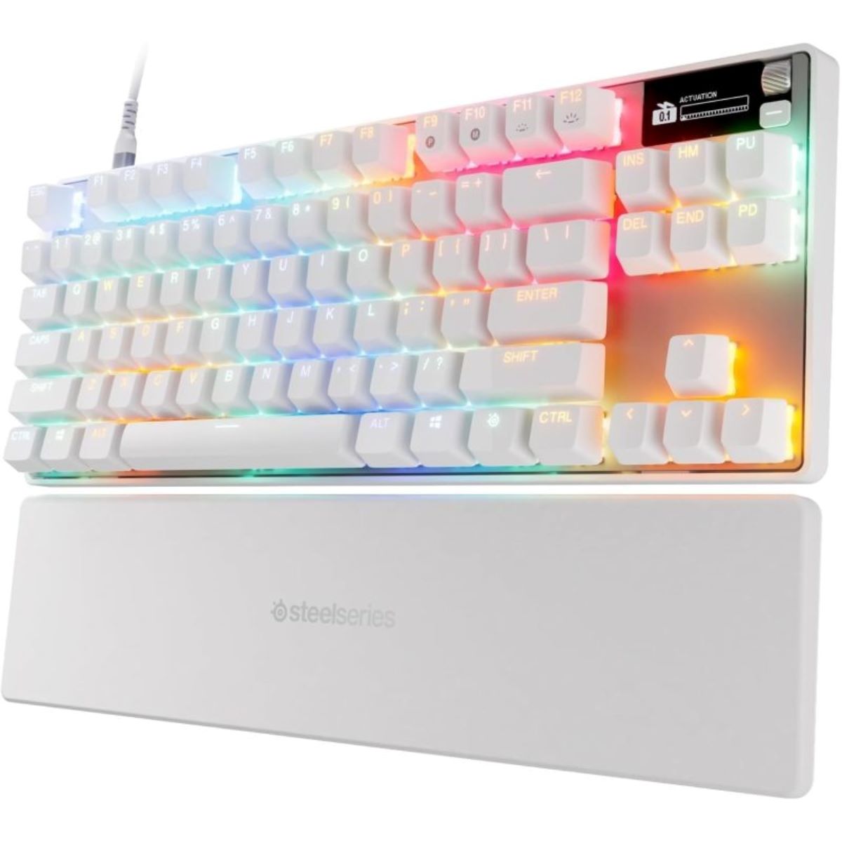 خرید کیبورد SteelSeries Apex Pro TKL Gen 3 White با بهترین قیمت