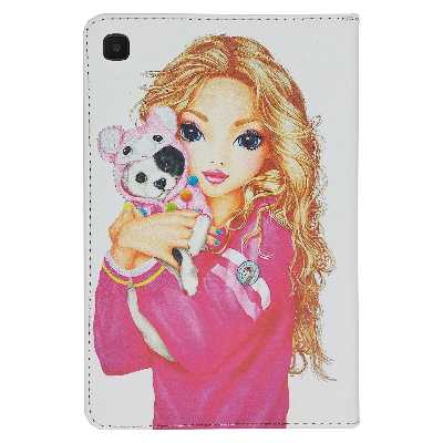 کیف کلاسوری طرح دختر فانتزی کد TB217 مناسب برای تبلت سامسونگ Galaxy Tab A7 10.4 2020 / T505