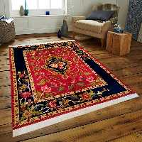 فرش دستبافت سه متری طرح گل رز کد AA398