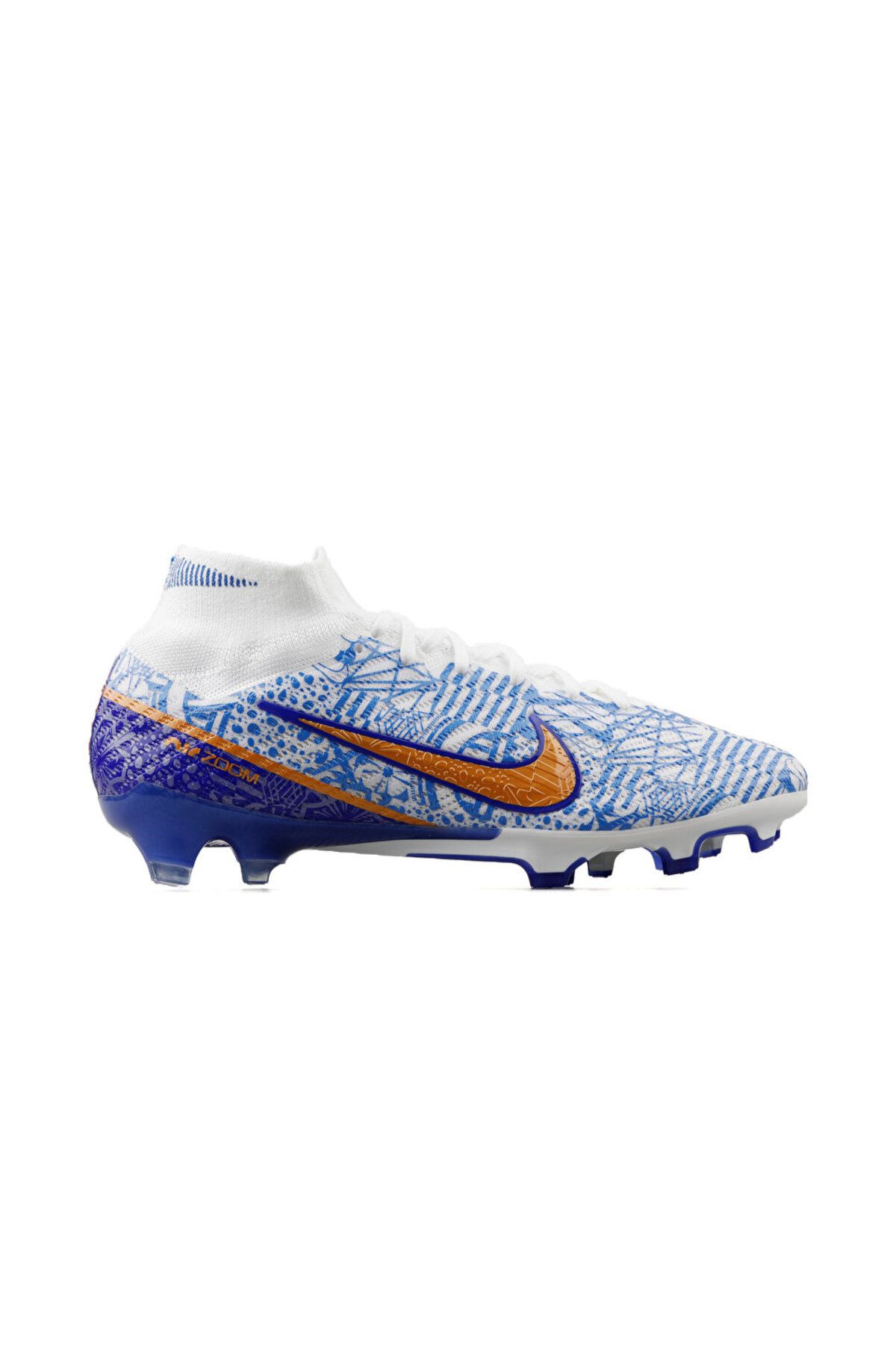 کرمپون سفید مردانه کف چمن کرامپون بزرگنمایی جیوه فوق العاده 9 نخبگان CR7 FG 182 Nike