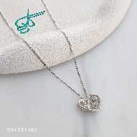 خرید گردنبند طرح قلب مارک ژوپینگ کیفیت عالی رنگ ثابت کد 1515826 - ردگل