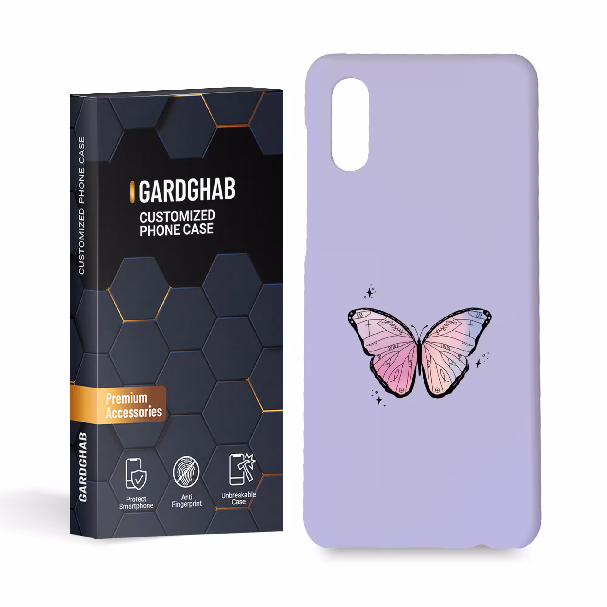 کاور گارد قاب مدل دخترانه مناسب برای گوشی موبایل سامسونگ galaxy a02