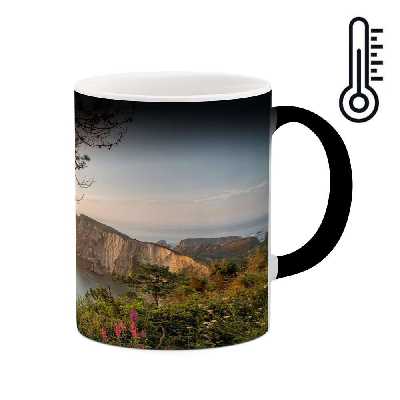 ماگ حرارتی کاکتی طرح منظره مدل mgh16296