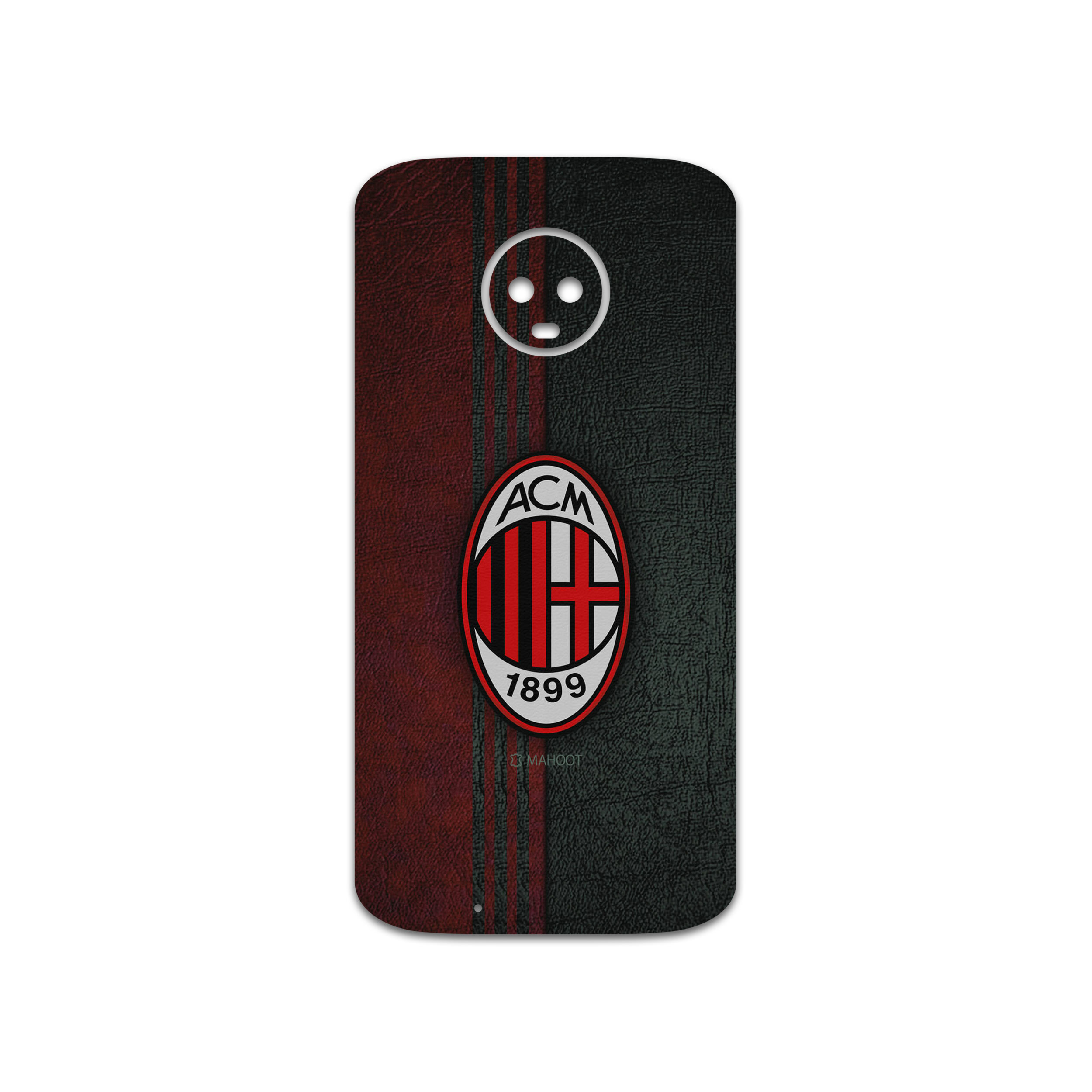 برچسب پوششی ماهوت مدل AC-Milan-FC مناسب برای گوشی موبایل موتورولا Moto G6