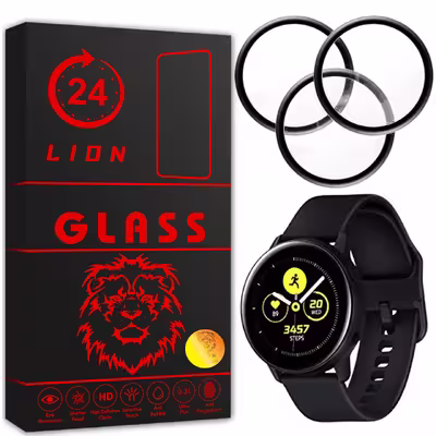 محافظ صفحه نمایش لاین مدل RT007 مناسب برای ساعت هوشمند سامسونگ Galaxy Watch Active 40mm بسته سه عددی
