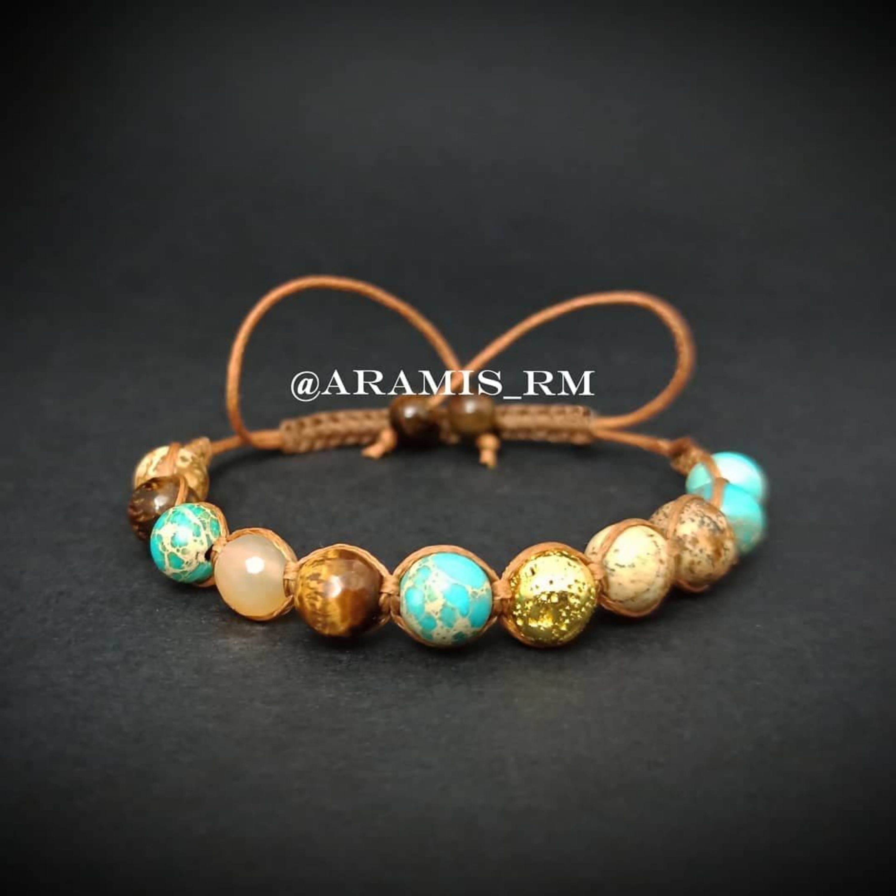 دستبند بافت تمام سنگ