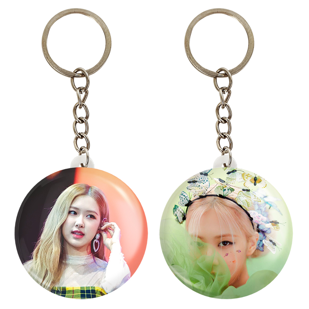 جاکلیدی خندالو مدل رزی بلک پینک کد 1443614433 مجموعه 2 عددی