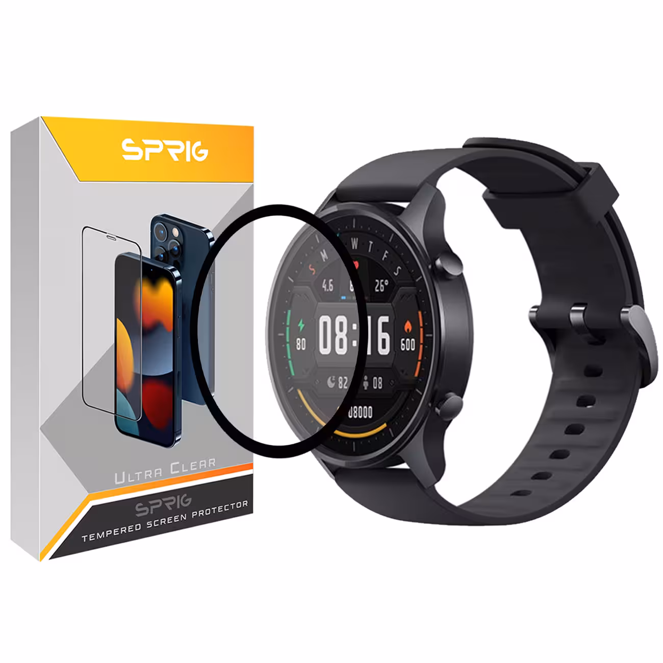 محافظ صفحه نمایش نانو اسپریگ مدل SPG مناسب برای ساعت هوشمند شیایومی Mi Watch Color Sport
