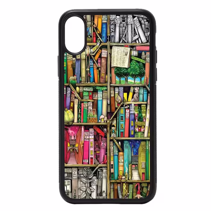 کاور طرح کتابخانه کد 7325 مناسب برای گوشی موبایل اپل iphone xs max