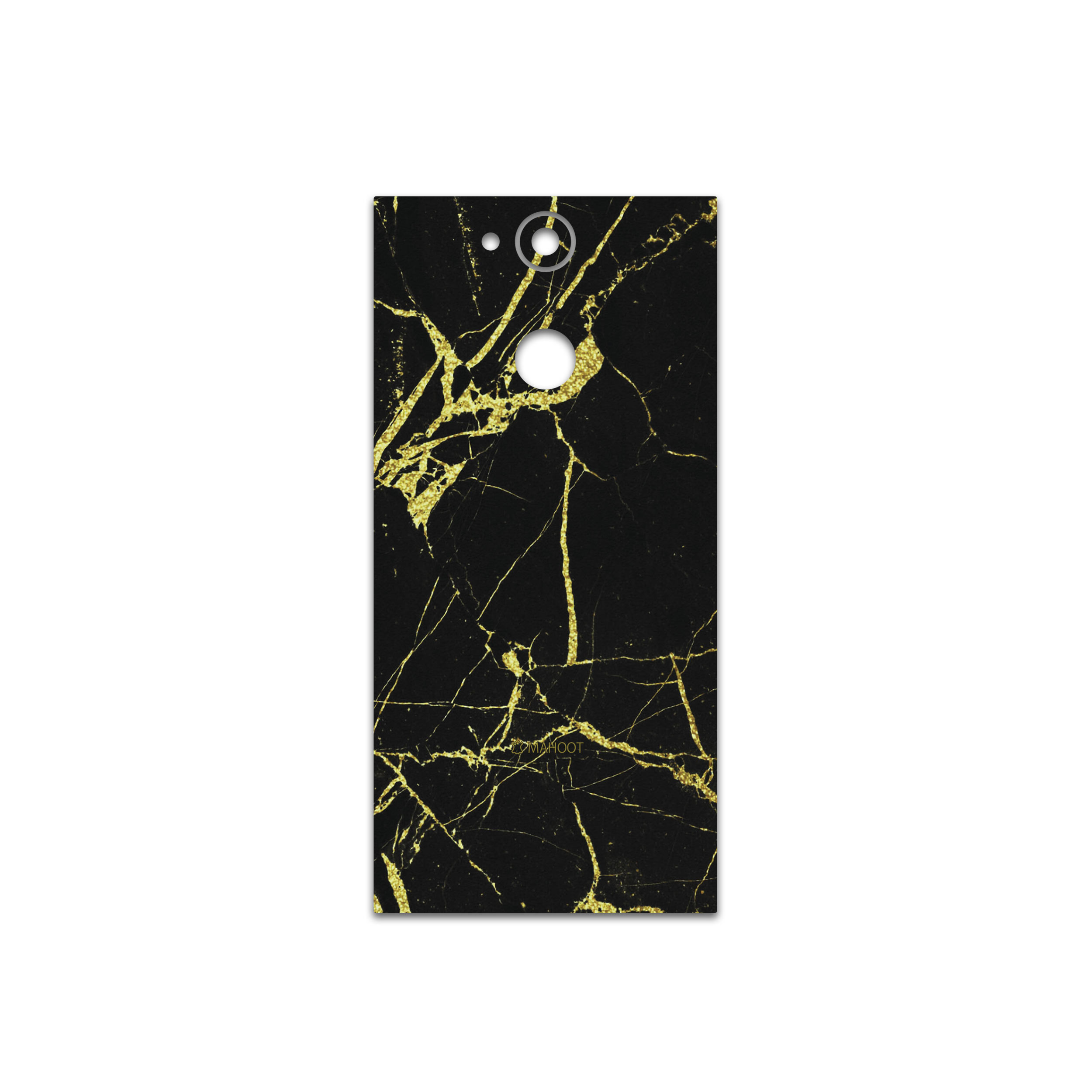 برچسب پوششی ماهوت مدل Graphite-Gold-Marble مناسب برای گوشی موبایل سونی Xperia XA2