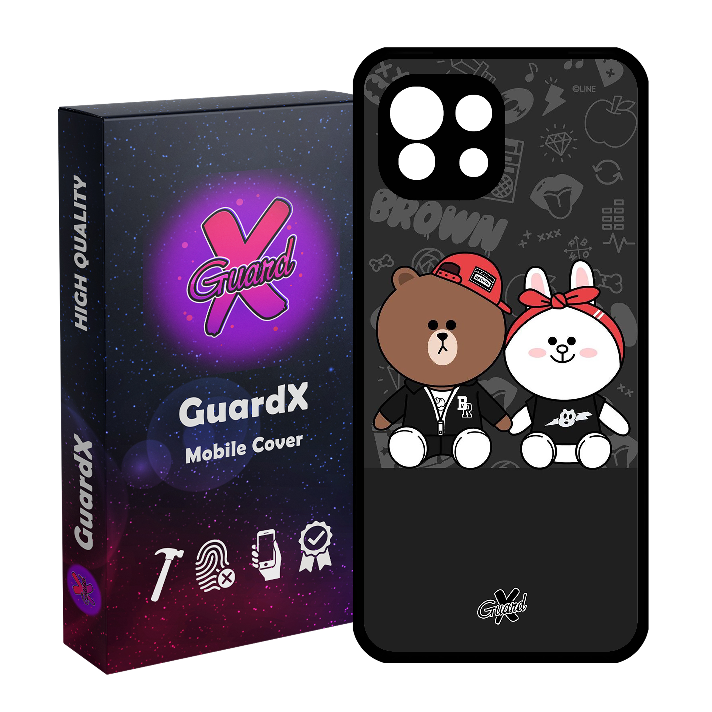 کاور گارد ایکس طرح Friends مدل Glass10127 مناسب برای گوشی موبایل شیائومی Mi 11 Lite