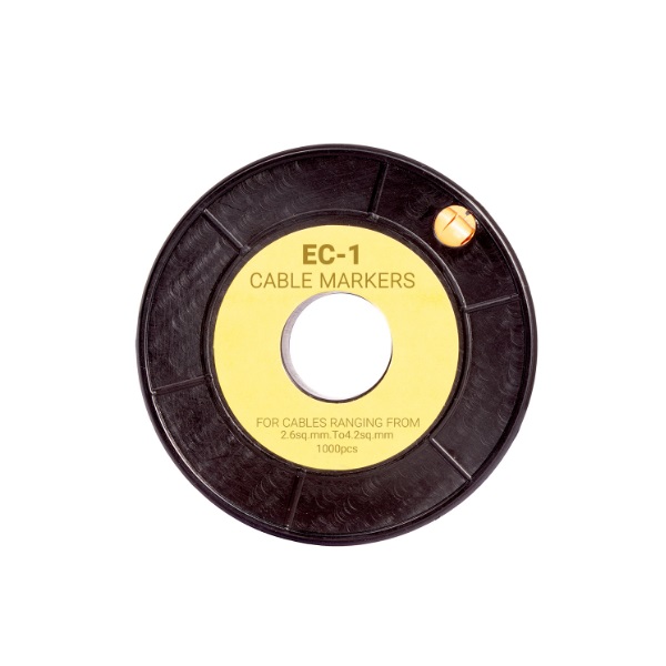 شماره سیم حلقوی مدل EC-1-T بسته 1000 عددی