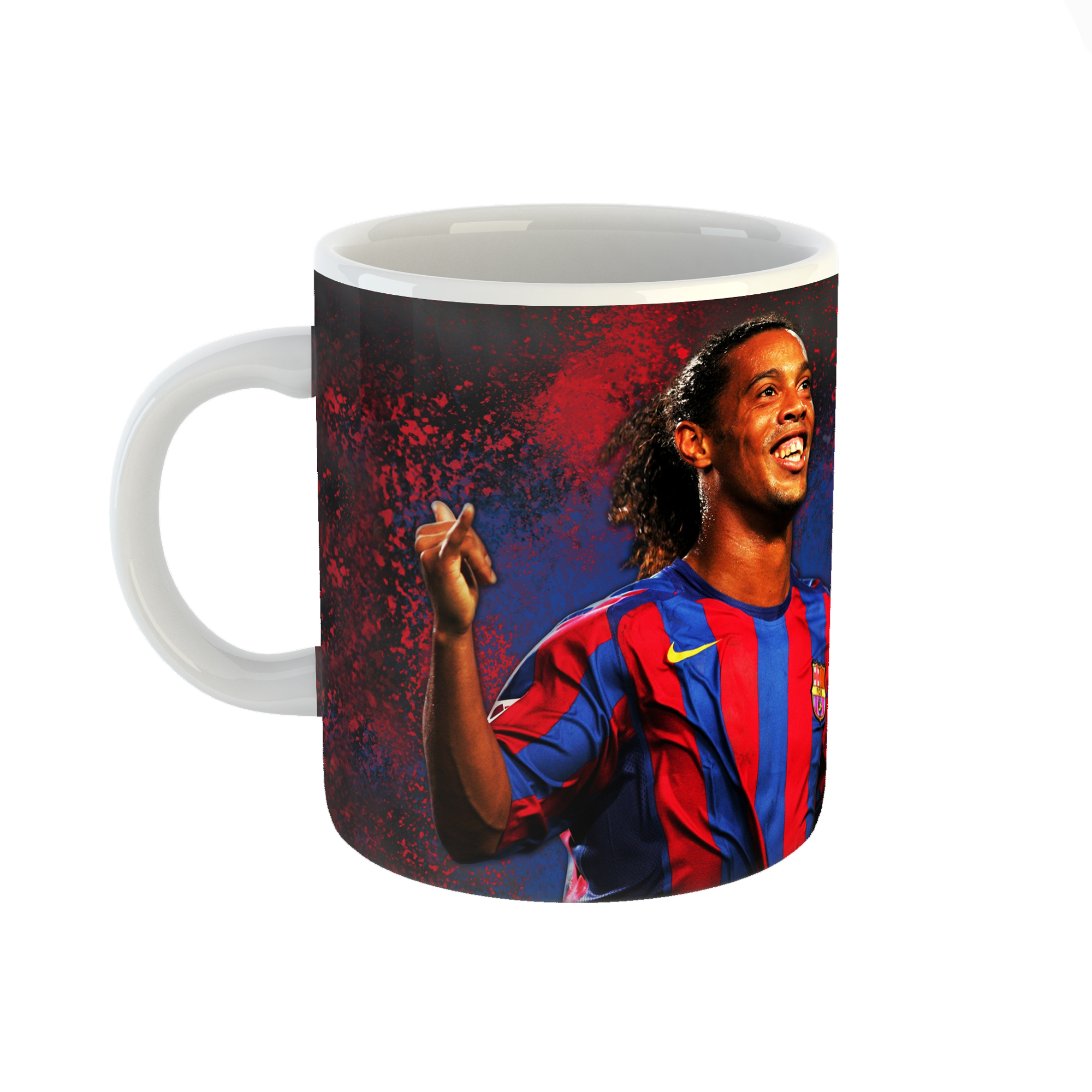 ماگ طرح رونالدینیو مدل بارسلونا کد 2143