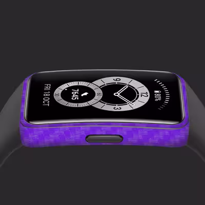 برچسب ماهوت طرح Purple Fiber مناسب برای ساعت هوشمند هوآوی band 6