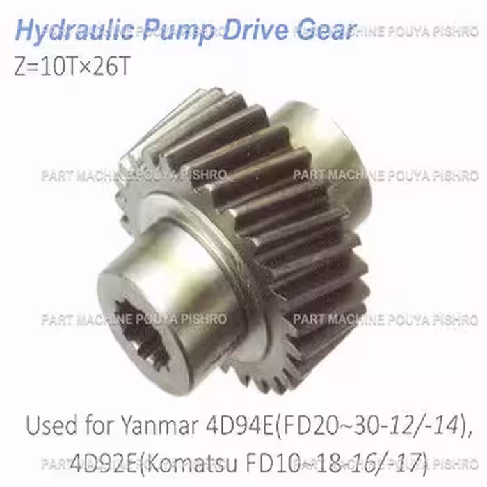 دنده های موتور لیفتراک مدل Yanmar 4D94E(FD20~30-12/-14), 4D92E Komatsu FD10~18-16/-17