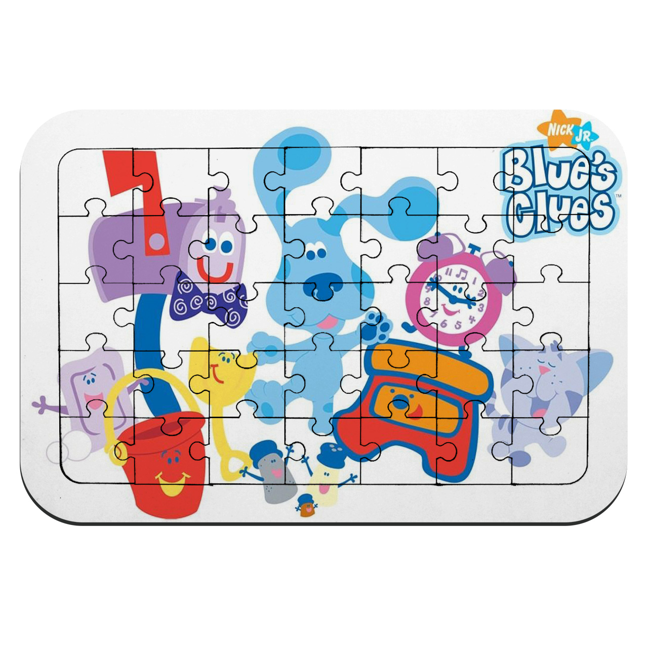 پازل 35 تکه طرح انیمیشن سرنخ های آبی مدل NI701